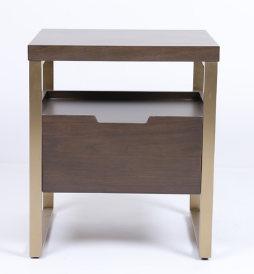 কেনা Luxury Wood And Metal Frame Nightstand Hotel And Home Bedroom Furniture অনলাইনে উৎপাদন
