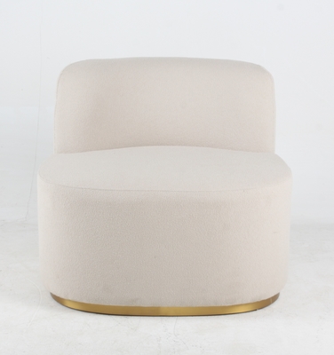 ভালো দাম Living Room White Fabric Boucle Accent Leisure Chair Modern Style অনলাইন