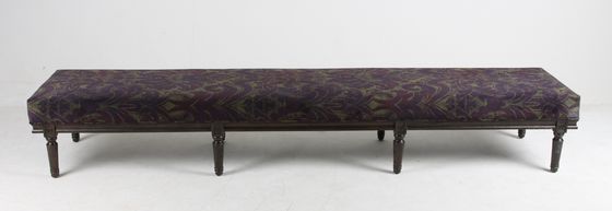 ভালো দাম Vintage American Style Living Room Ottoman Bench Solid Wooden Upholstered অনলাইন