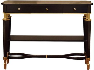 ভালো দাম Wooden 48'' W Luxury Bedroom Furniture With Metal Legs , Antique Hotel Desk অনলাইন