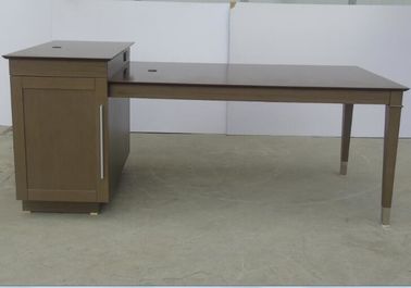 ভালো দাম Dark Stain Simple Writing Table With Microwave Unit , Hospitality Case Goods অনলাইন