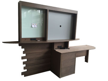 ভালো দাম Fully Assambled Furniture TV Stand , Stone Top Solid Oak Writing Desk অনলাইন