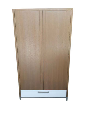 ভালো দাম Metal Base 2 Door Wooden Hotel Room Wardrobe / Closet With Drawers ISO Listed অনলাইন