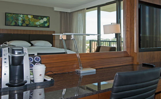 ভালো দাম HIgh End 5 Star Hotel Furniture Bedroom Sets , Hospitality Case Goods Oak / Walnut Wood অনলাইন