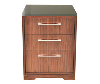 ভালো দাম 5 Star Stone Top Hotel Bedside Tables / 3 Drawer Night Stand For Hotel Bedroom অনলাইন