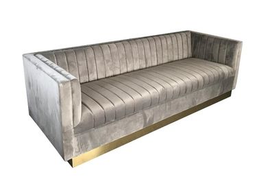 ভালো দাম Wholesale New model velvet upholstery furniture fabric living room sofa for wedding rental sofa অনলাইন