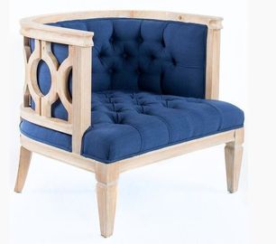 ভালো দাম French antique natural oak wood frame event rental wedding single sofa/armchair,weding chair অনলাইন