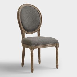 ভালো দাম French style oak wood frame with oval back antique wedding stackable louis xv chair অনলাইন