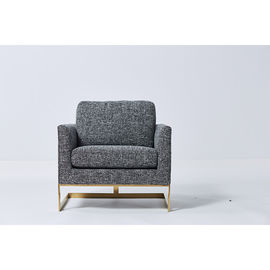 ভালো দাম Modern Style Living Room Couches , Natural Linen Material Fabric Grey Couches অনলাইন