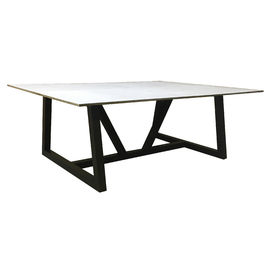 ভালো দাম New Customized Stone Or Wood Top Black Stainless Steel  Living Room Coffee Table অনলাইন