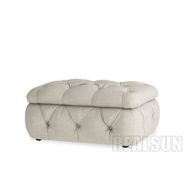 ভালো দাম Large Size Button Tufted Fabric Storage Bedroom Ottoman Bench For Shoes Change অনলাইন
