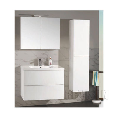 ভালো দাম 42 Inch Contemporary Bathroom Vanities American Style Mdf Floating Wall Sink অনলাইন