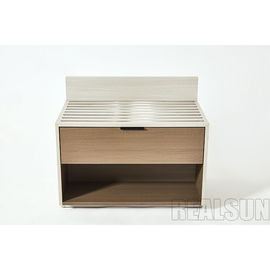 ভালো দাম Hampton Inn Hotel HPL Solid Wood Bedside Table With Drawer And Soft Close Drawer Slides অনলাইন