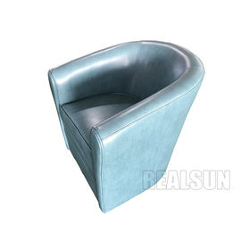 ভালো দাম Living Room Furniture Modern design green French Style pu leather fabric single one seater sofa অনলাইন