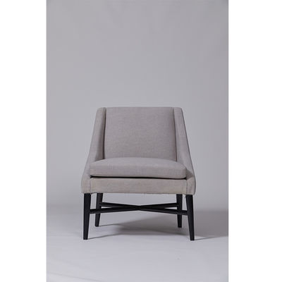 ভালো দাম Fashion Living Room Couches Light Grey Upholstered Single Sofa With Black Coated Base অনলাইন
