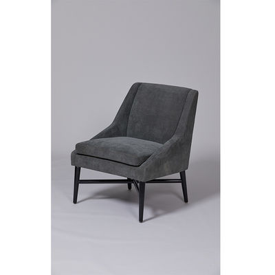 ভালো দাম Custom Made Dark Grey Fabric Armchairs With Stainless Steel Metal Frame অনলাইন