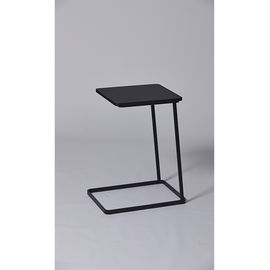 ভালো দাম Black Paint Solid Wood Metal Frame Coffee Table With Black Powder Coated Stainless Steel অনলাইন