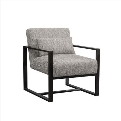 ভালো দাম Black Stainless Steel Occasional Luxury Living Room Chairs অনলাইন