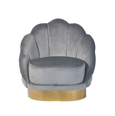 ভালো দাম American Velvet Fabric Scallop Shell Shaped Living Room Sofa অনলাইন