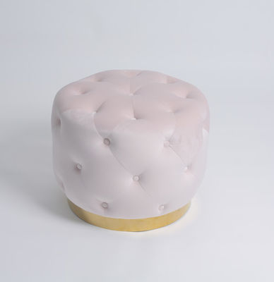 ভালো দাম Multi Colors Round Velvet Button Ottoman Bench Puff Sofa অনলাইন