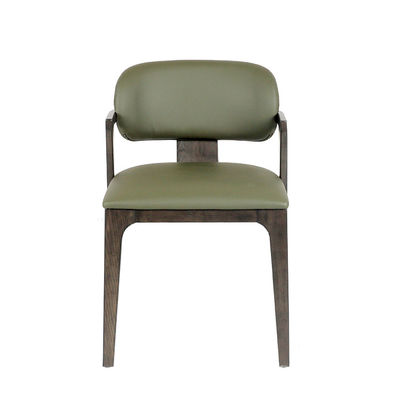ভালো দাম Modern PVC Synthetic Leather Wooden Frame Dining Chairs H78cm অনলাইন