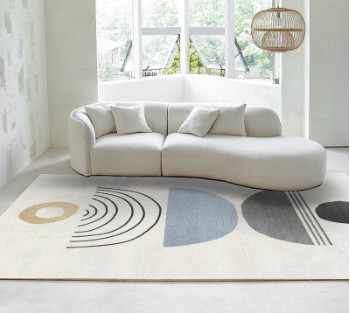 ভালো দাম Soft Round Modern Couch Simple Sofa Minimalist Special Shaped Cashmere White Sofa Designs অনলাইন