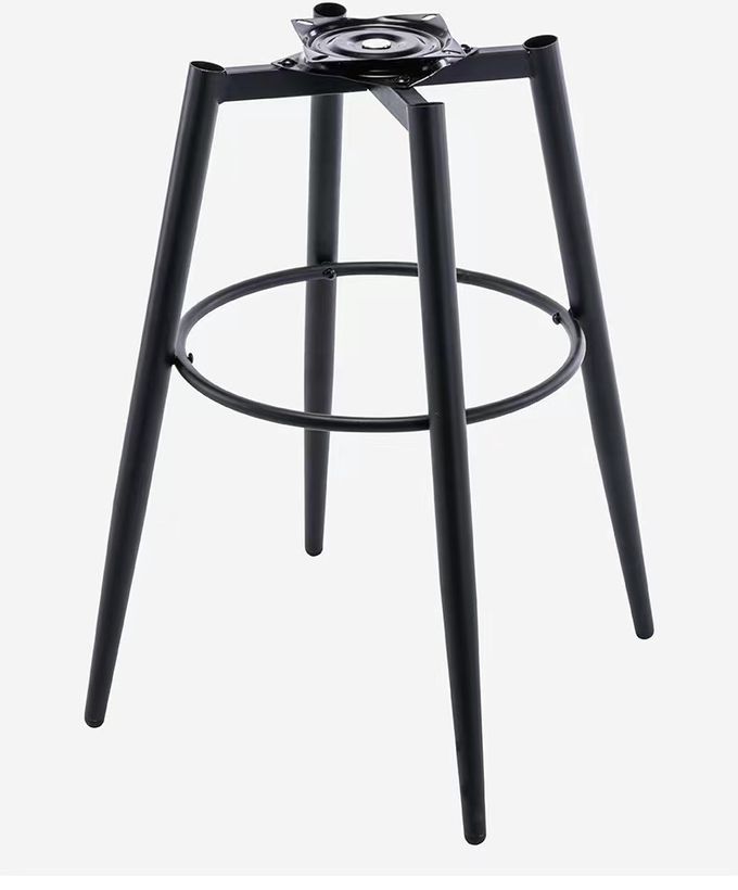 Luxury Star Hotel Bar Furniture Stool Rotating PU High Chair 2